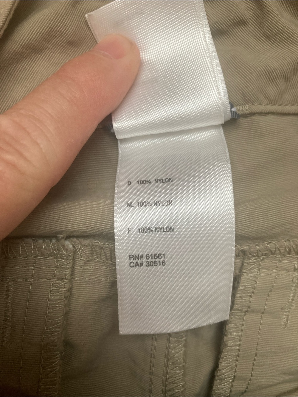 North Face Tan Nylon Convertible Outdoor Pants - Picture 5 of 13